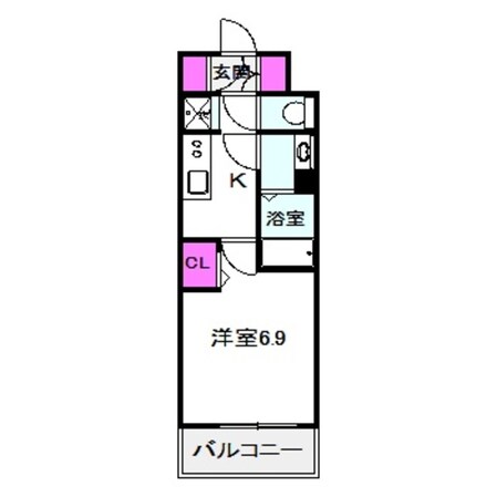 レシオス大阪城北詰の物件間取画像